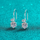 Moissanite Diamond Earring- -حلق الماس الموزنايت | 2.12 قراط