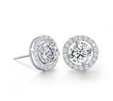 Moissanite Diamond Earring- -حلق الماس الموزنايت | 1 قراط