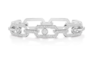 Moissanite Diamond Bracelet  - اسوارة الماس الموزنايت