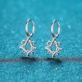 Moissanite Diamond Earring- -حلق الماس الموزنايت