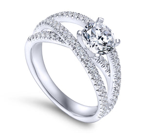 Moissanite Diamond Ring -  خاتم الماس موزنايت