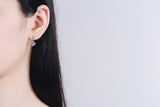 Moissanite Earring- -حلق الماس الموزنايت | 1 قراط