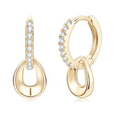 Moissanite Earring- -حلق الماس الموزنايت