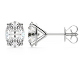 Moissanite Diamond Earring- -حلق الماس الموزنايت