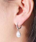 Moissanite Earring- -حلق الماس الموزنايت | 2 قراط