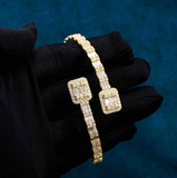 Moissanite Diamond bengals  اسوارة الماس الموزنايت   | 7 قراط الماس