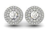 Queen Moissanite Diamond Earring- حلق الماس الموزنايت