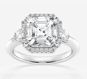 Moissanite Diamond Ring- خاتم الماس الموزنايت | 2 قراط