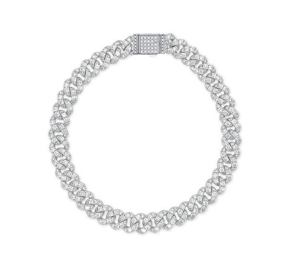 Moissanite Diamond Bracelet اسوارة الماس الموزنايت   | 5.1 قراط الماس