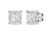 Moissanite Diamond Earring | 5 carat - -حلق الماس الموزنايت