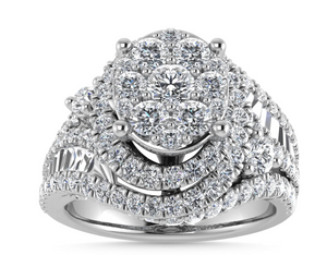 Moissanite Diamond Ring - خاتم الماس موزنايت