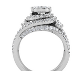 Moissanite Diamond Ring - خاتم الماس موزنايت