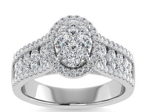 Moissanite Diamond Ring - خاتم الماس موزنايت