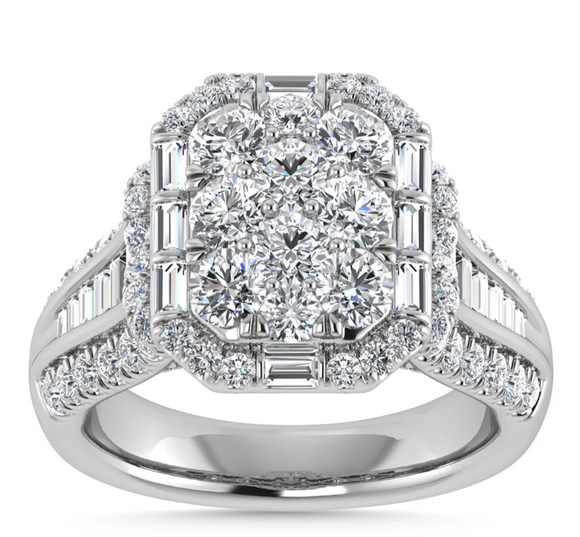 Moissanite Diamond Ring - خاتم الماس موزنايت