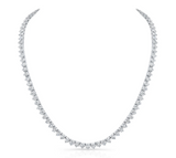 3mm | Moissanite Diamond Tennis Necklace | 0.15 carat |  قلادة الماس الموزنايت تنس