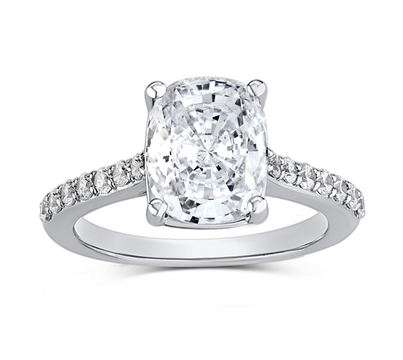 Moissanite Diamond Ring -  خاتم الماس موزنايت | 3 قراط