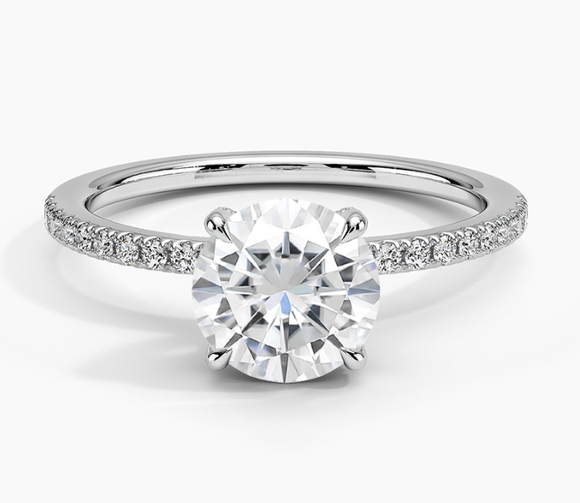 Moissanite Diamond Ring -  خاتم الماس موزنايت | 3 قراط