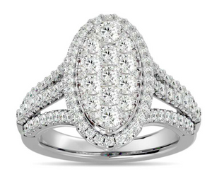 Moissanite Diamond Ring - خاتم الماس موزنايت