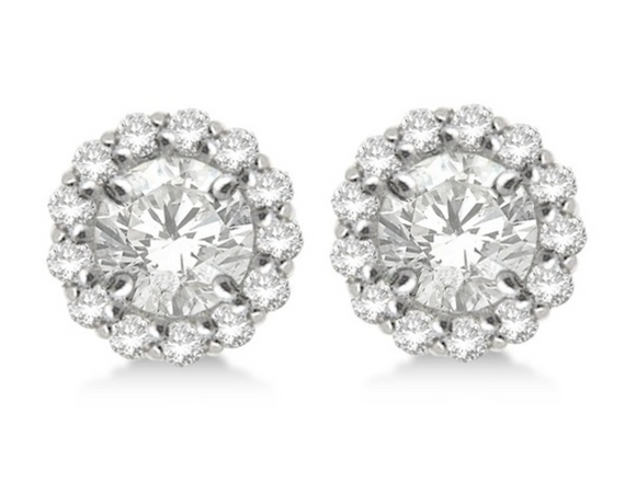 Moissanite Earring- -حلق الماس الموزنايت | 1قراط